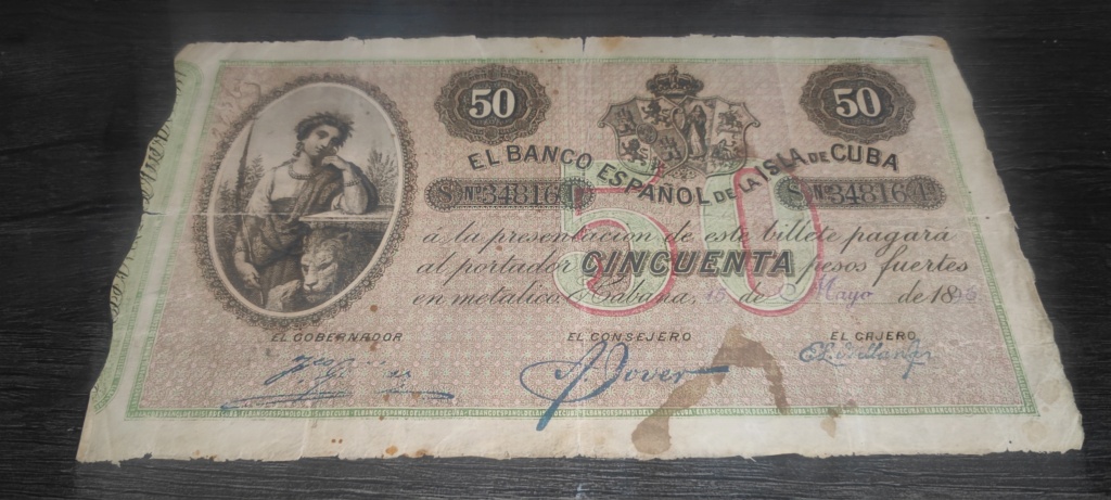 50 Pesos 1896 Banco Español de la Isla de Cuba 16844213