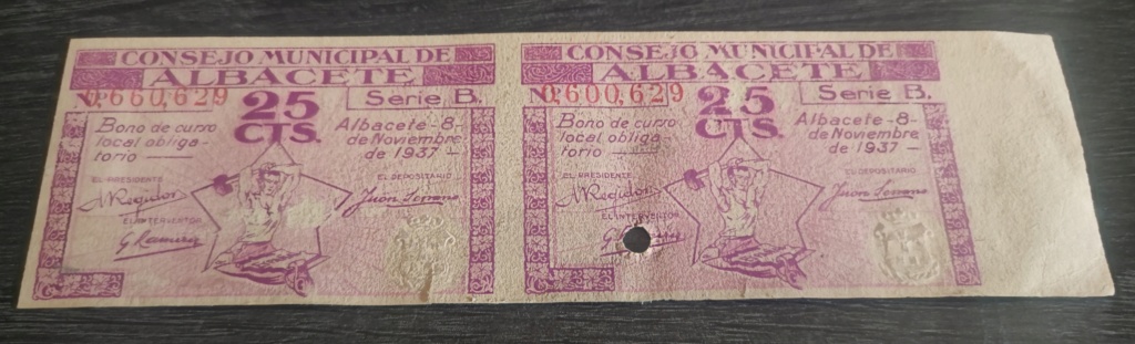 25 Céntimos 1937 Albacete - Guerra Civil 16889111