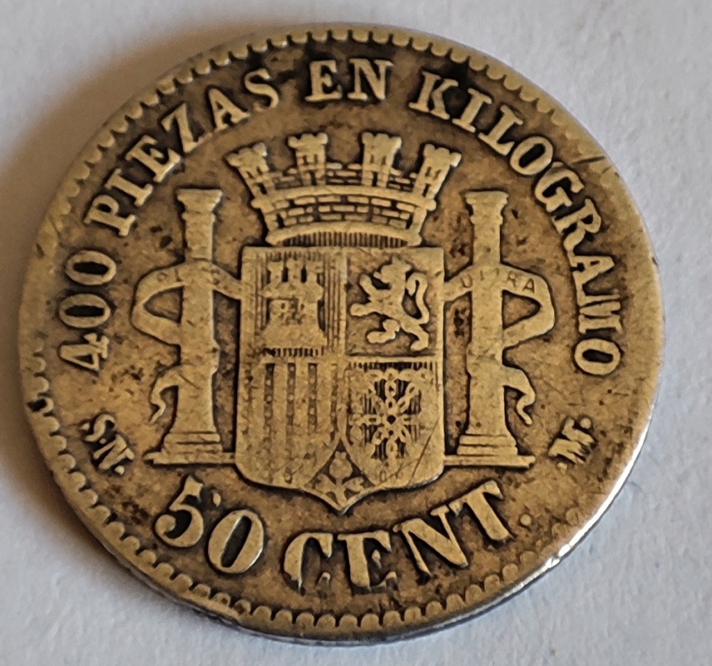 España 50 Céntimos 1869 16969411