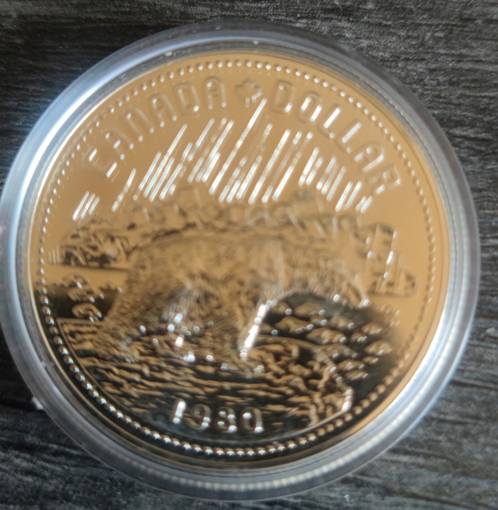 1 dólar 1980 Canadá 100 aniversario - Territorios del ártico 17100712