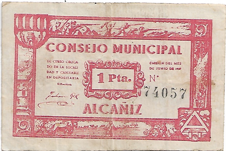1 Peseta 1937 Alcañiz (Guerra Civil) 1_pese24