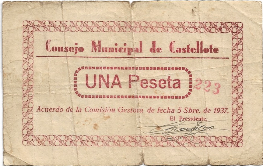 1 Peseta 1937 Castellote (Guerra Civil) 1_pese39