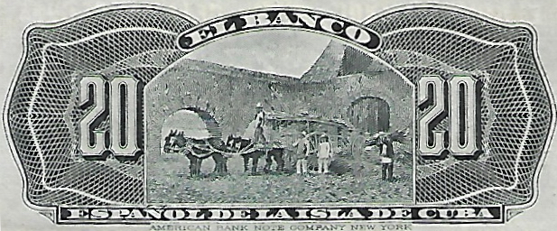 20 Centavos 1897 Banco Español de Cuba 20_cen12