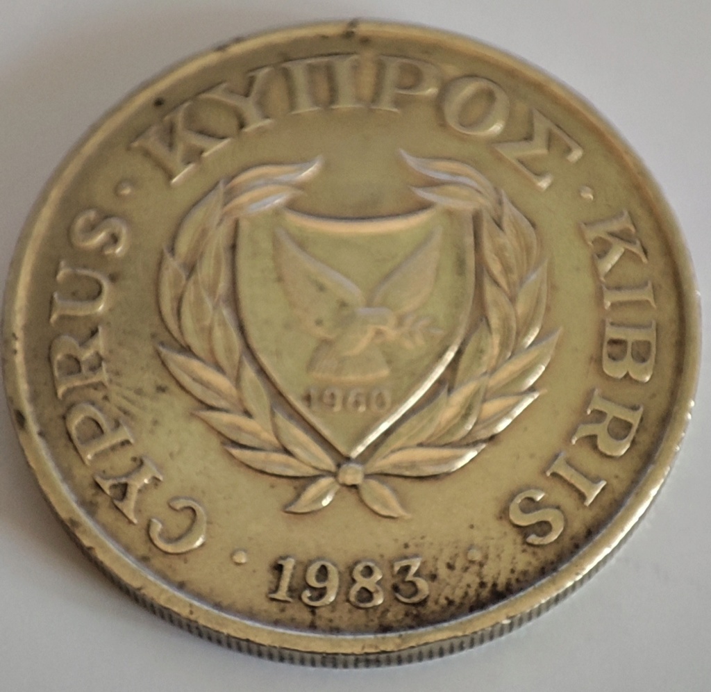 Chipre 20 Céntimos 1983 20_cen14