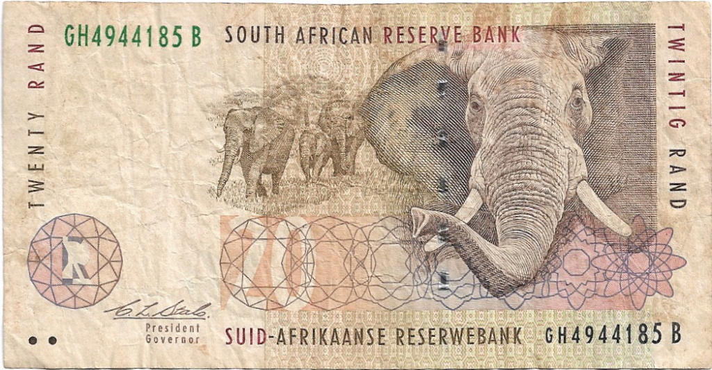 20 Rand - 1993-1999 - Sudafrica 20_ran10