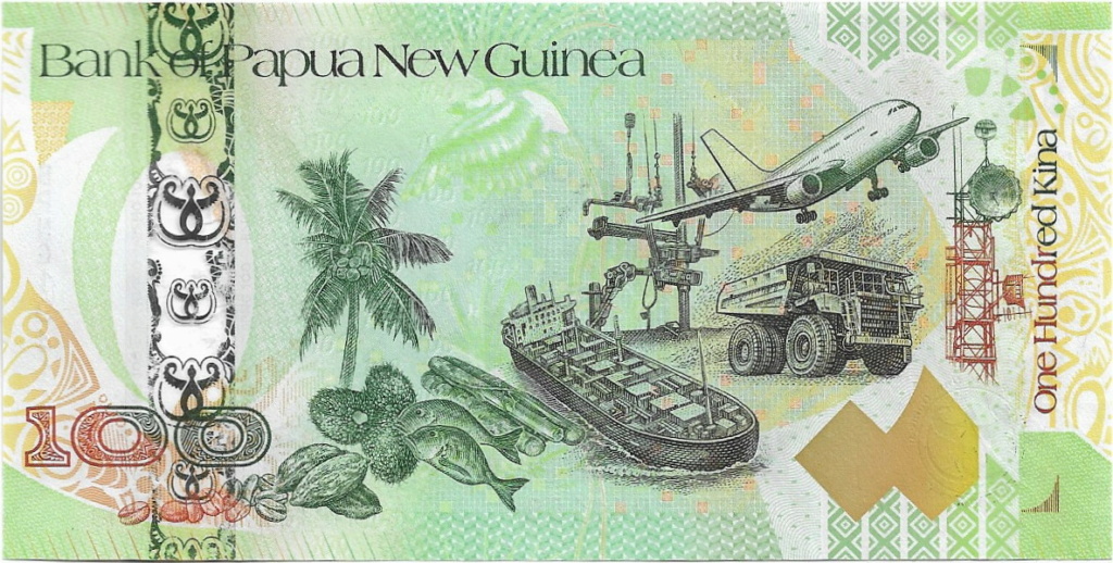 100 Kina Papua Nueva Guinea 21-07-11