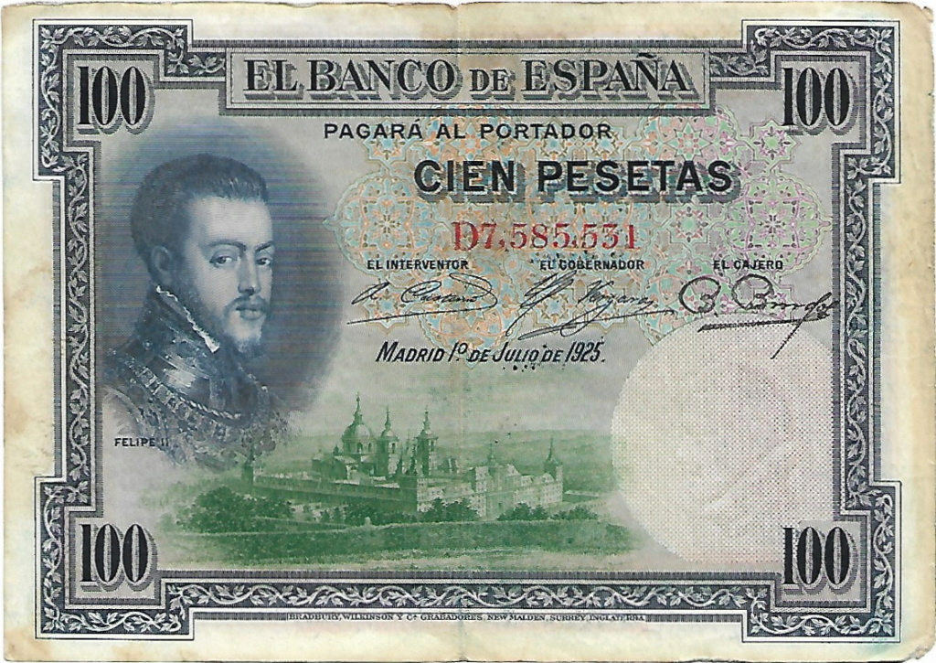100 Pesetas 1925 30-06-17