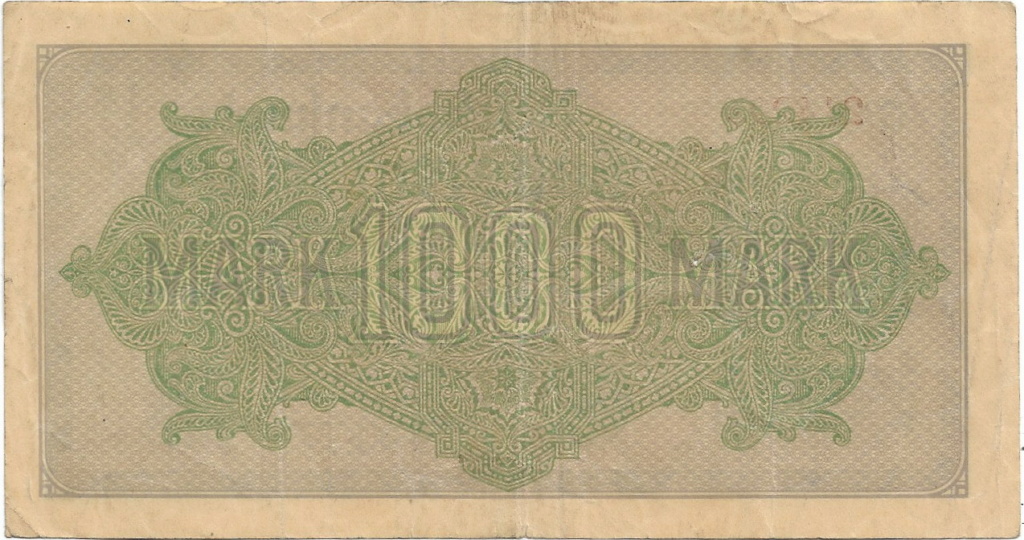1000 Marcos 1922 Alemania (Republica de Weimar) 31-08-16