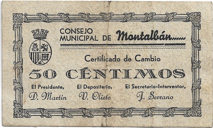 50 Céntimos - 1937 - Montalbán (Teruel) 50_cen39