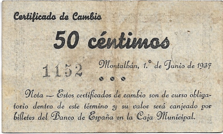 50 Céntimos - 1937 - Montalbán (Teruel) 50_cen40
