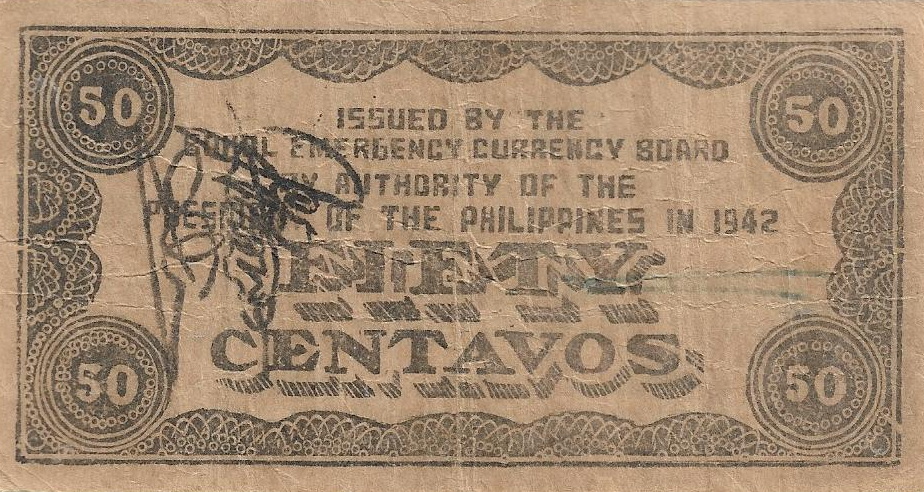 50 Centavos 1942 Filipinas - Provincia de Bohol 50_cen71