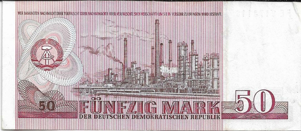 50 Mark 1971 - República Democrática Alemana (Alemania)  50_mar13