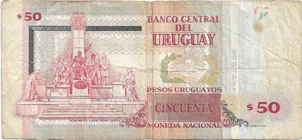 50 Pesos Uruguayos 2015 Uruguay 50_pes21