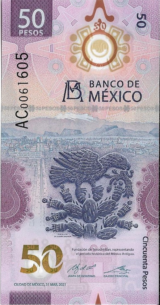 50 Pesos 2021-2023 México 50_pes40