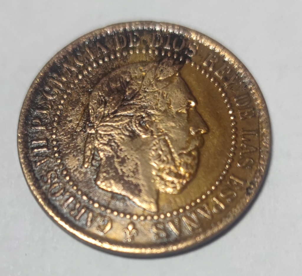 5 Céntimos 1875 España Carlos VII El Pretendiente 5_cent30