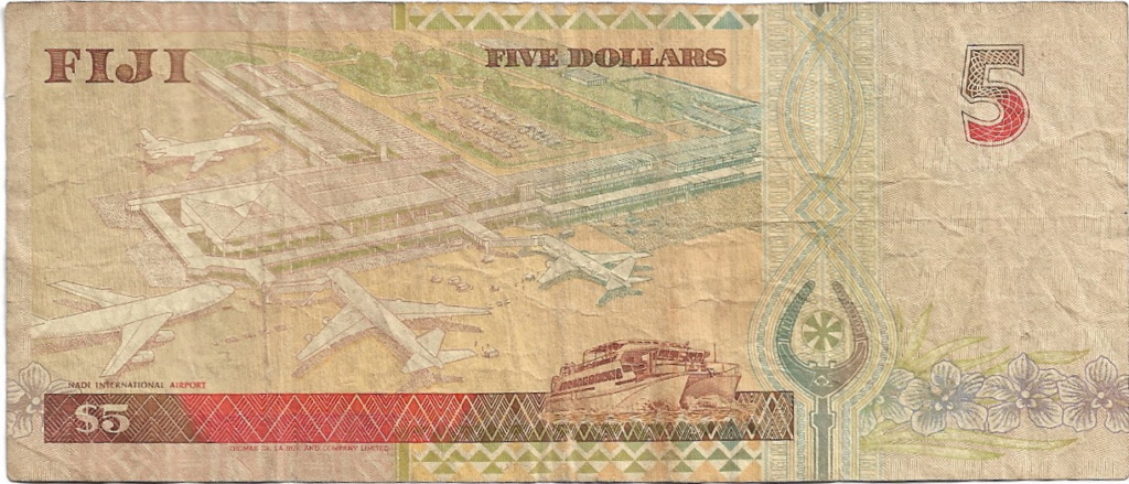 5 Dólares 1998 Fiji - Elizabeth II 5_dola12