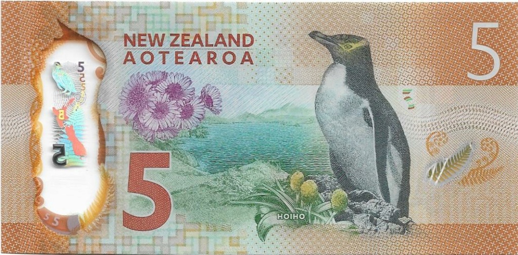 5 Dólares 2015-2018 Nueva Zelanda 5_dola17