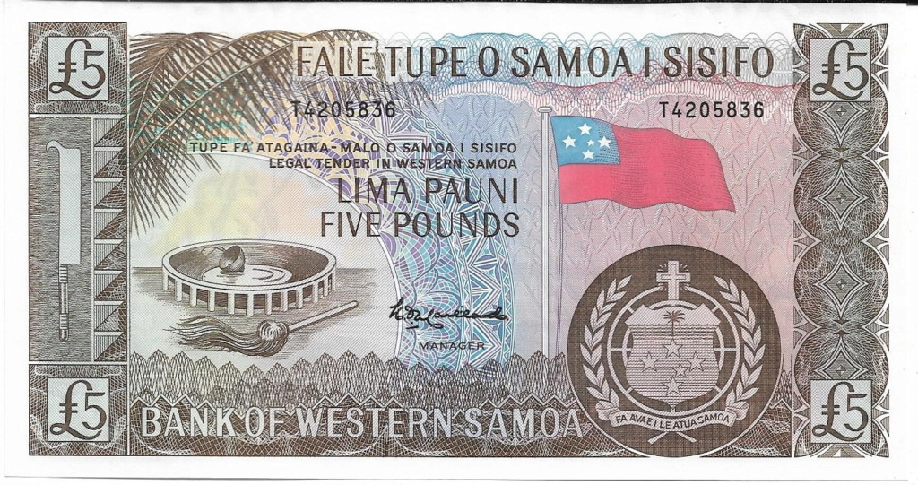 5 Libras 2020 Samoa Occidental 5_libr13