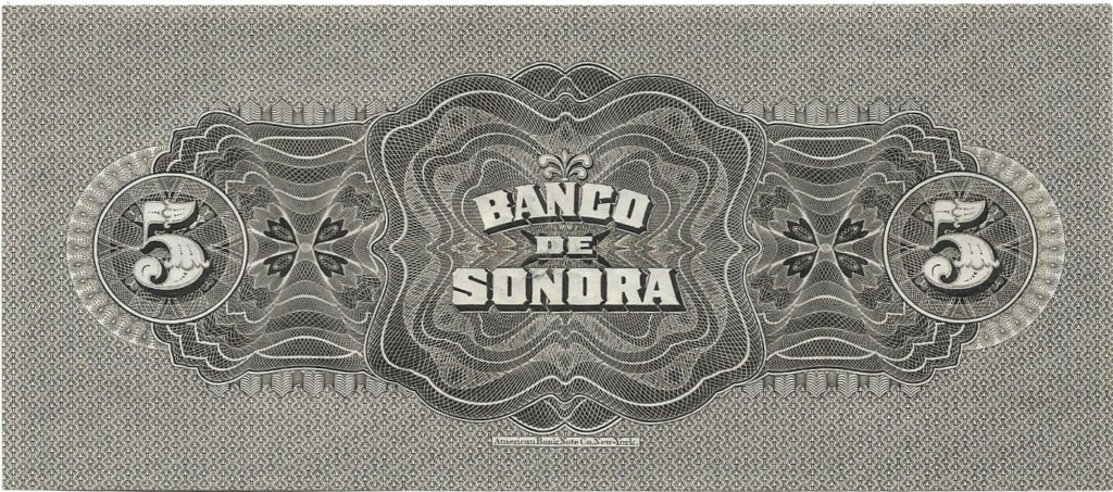 5 Pesos 1898-1911  México (El Banco de Sonora) 5_peso15