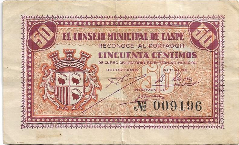 50 Céntimos - Caspe Caspe_11