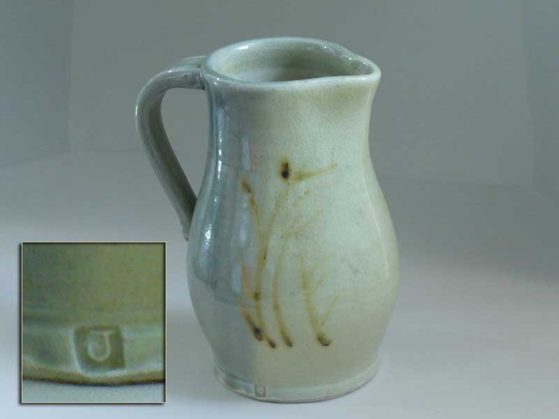 Pitcher - brushstroke design, "J" in square mark J-310