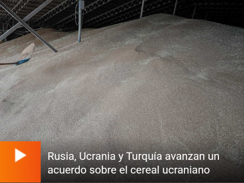 Rusia, Ucrania y Turquía dan un "paso importante" para alcanzar un acuerdo sobre el cereal ucraniano, según la ONU Screen71