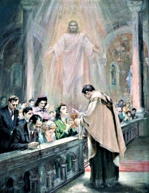 L'Hérésie Arienne avait promu la Communion dans la Main - Une Révélation de Jésus ! - Page 2 Commun10