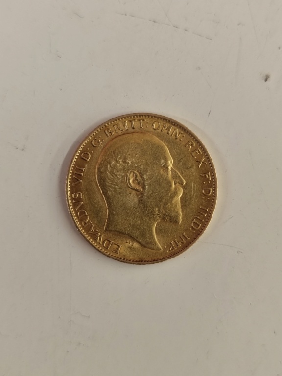 Moneda soberano de oro de 1910 Enrique VII 16579911