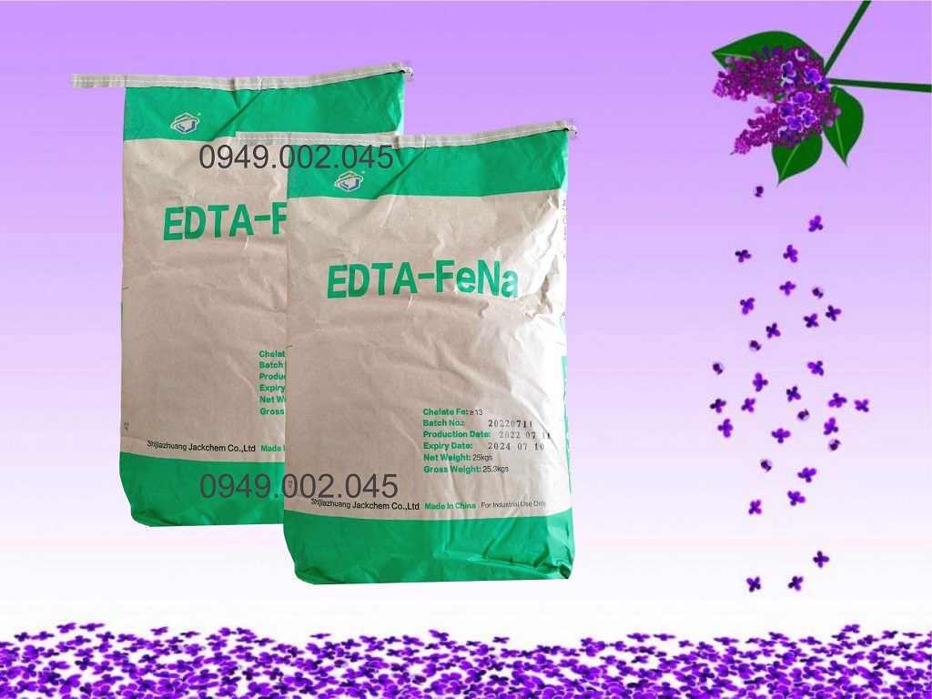 Khoáng EDTA Sắt hữu cơ cho thủy sản và cây trồng Edta-f10