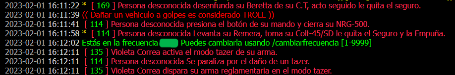 Reporte a Maty Zavaleta (MG+NVVPJ+PG+NIP+Aceptar muerte para evadir rol policial+Condena IC)  y Pedro Salazar (MG+PK) Captu120