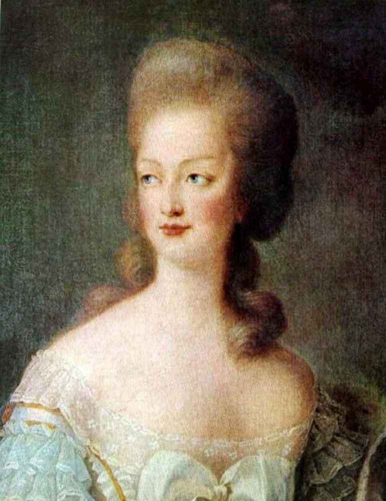 Portrait de Marie-Antoinette en buste par Vigée Le Brun (1781) 6a4e3411