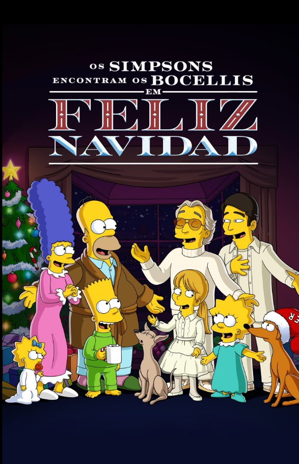 The Simpsons meet Bocellis - Feliz Navidad Simpso10