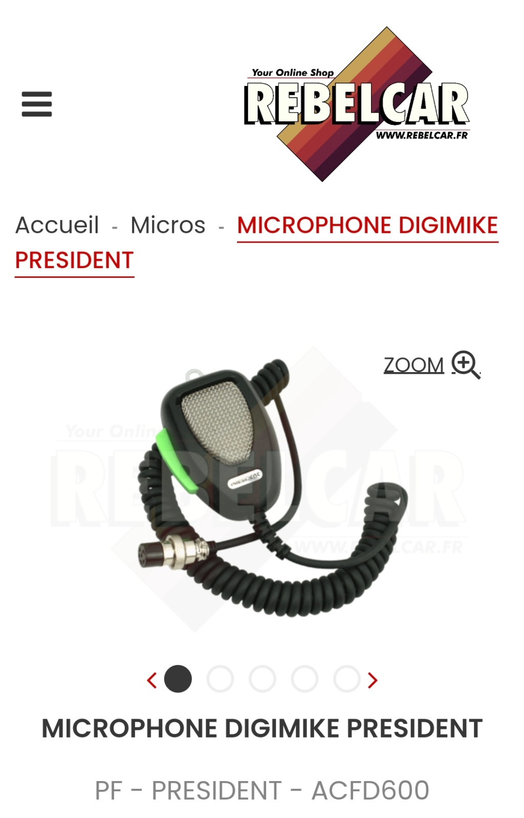 president - President Digimike (Micro mobile) Scree250