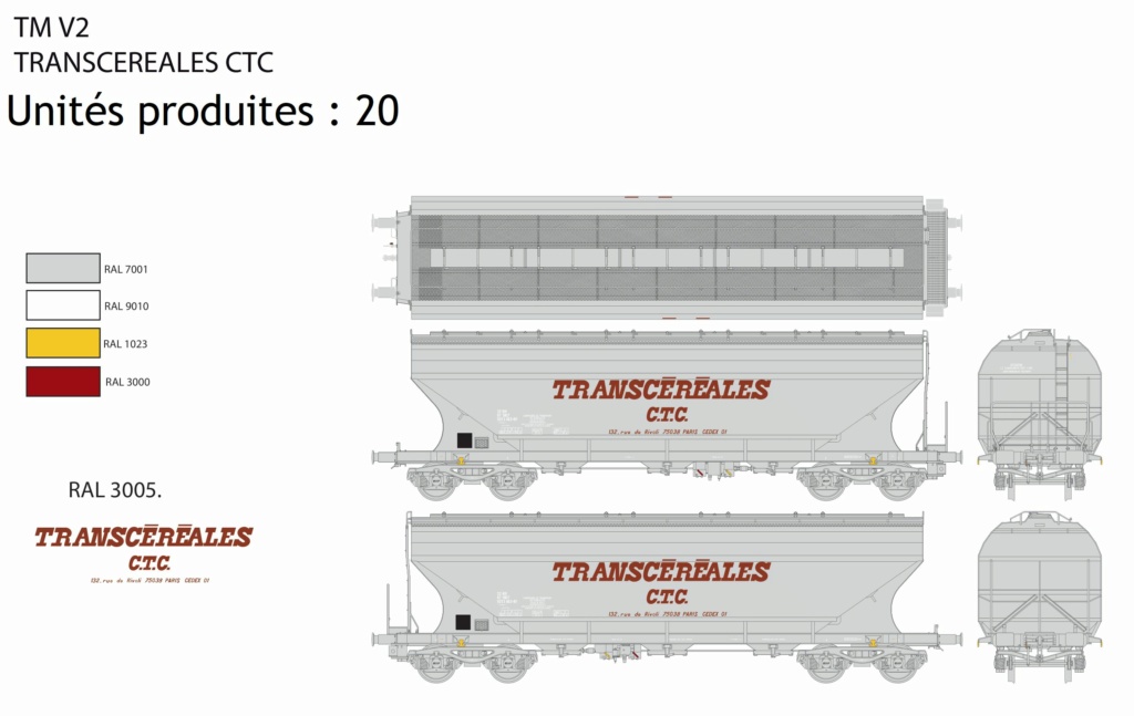 wagon céréalier à bogies Train Modèle Tm_v2_10