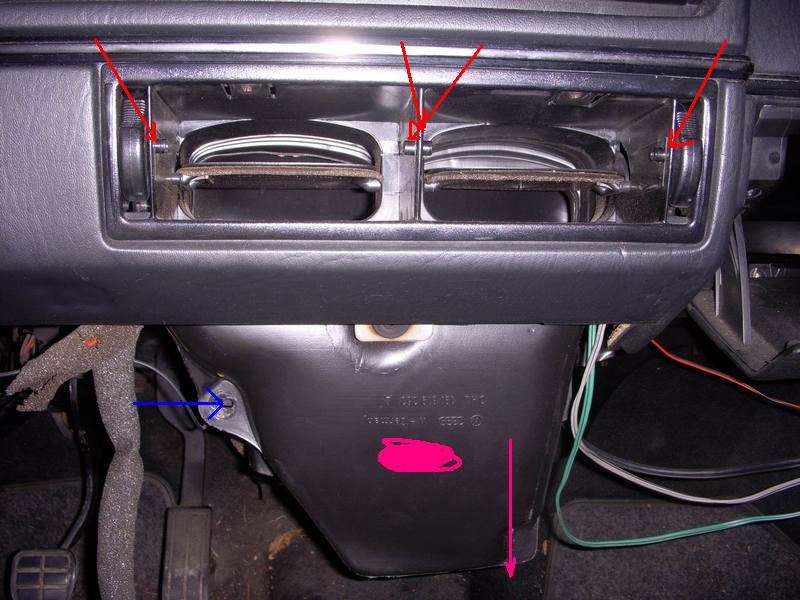 [ VW Golf II ] Remplacement du radiateur chauffage Radiat14