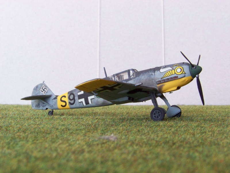 Messerschmitt Bf 109 E-7. Maquette Heller au 1/72, d'avant 1976... Bf_10918