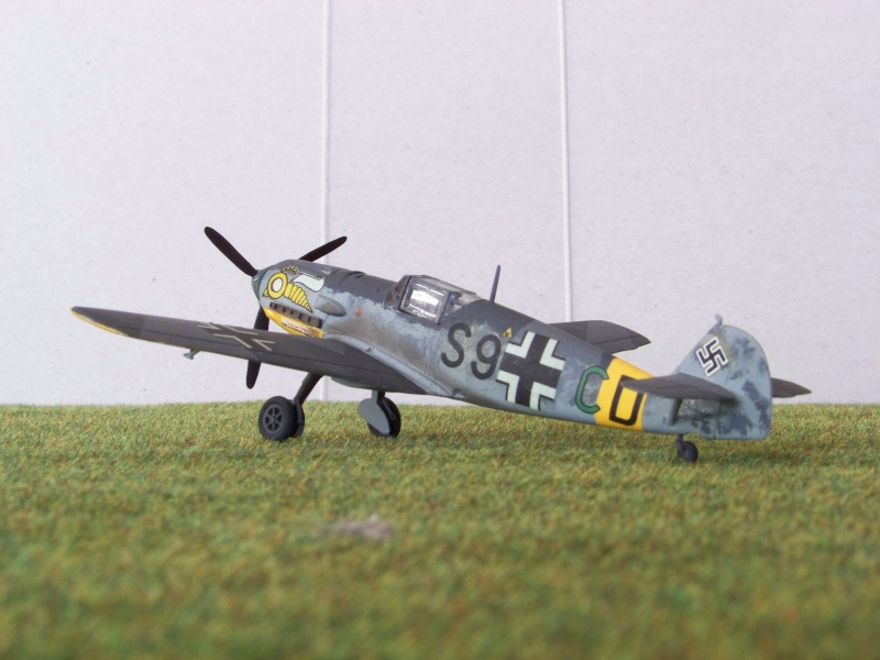 Messerschmitt Bf 109 E-7. Maquette Heller au 1/72, d'avant 1976... Bf_10919