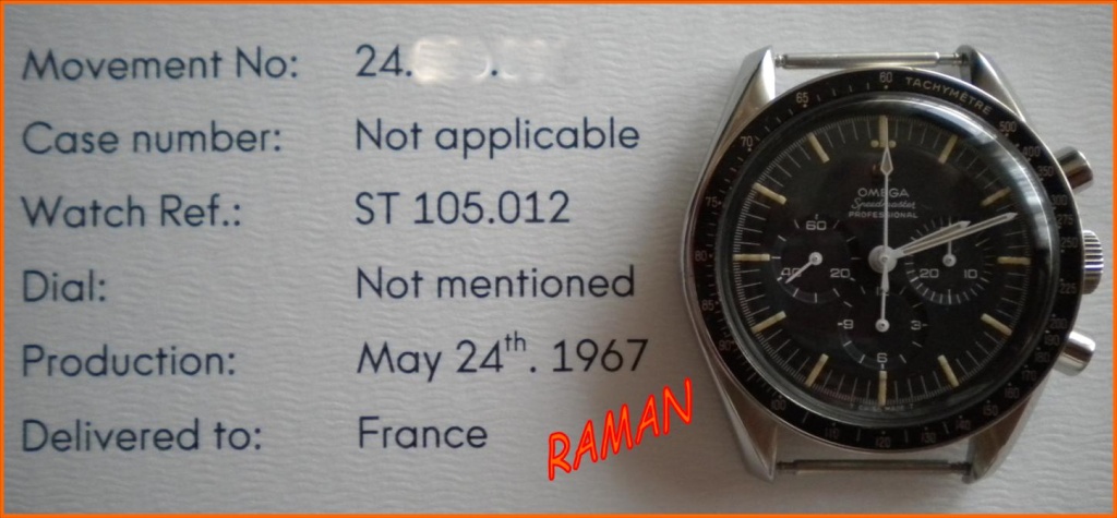 [vends] Omega Speedmaster (cal.321) 105.012. de 1967 (restaurée) : 3100€ Image212