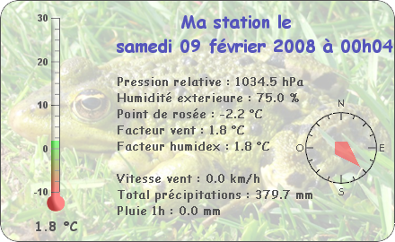 Observations du Samedi 9 Février 2008 Report11