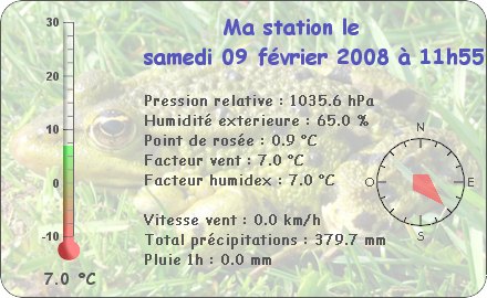 Observations du Samedi 9 Février 2008 Report12