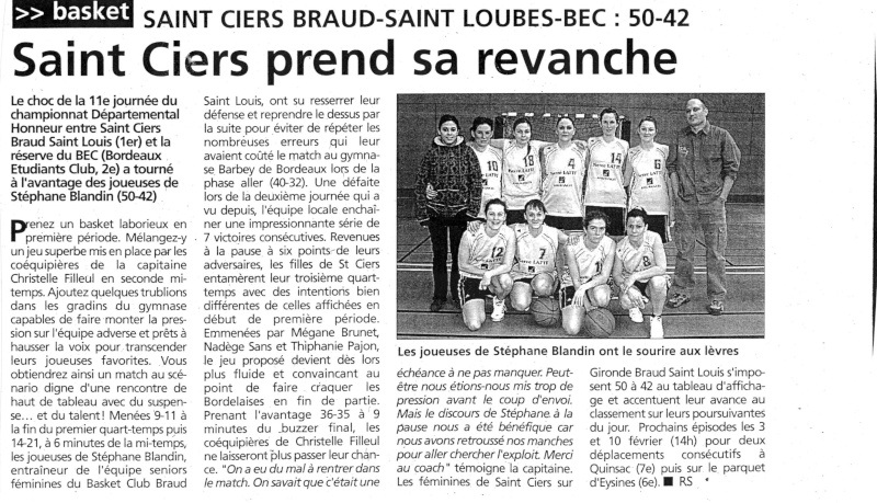 Article ds les journaux : sud-ouest et haut de gironde Articl11