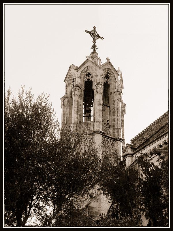 Essai Sepia - le clocher de Portbou P1010810