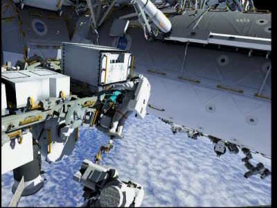ISS en image de Synthèse - logiciels de la Nasa Vlcsna11