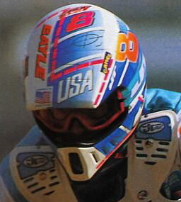 Casque Moto-cross de Jean-Michel Bayle Casque15