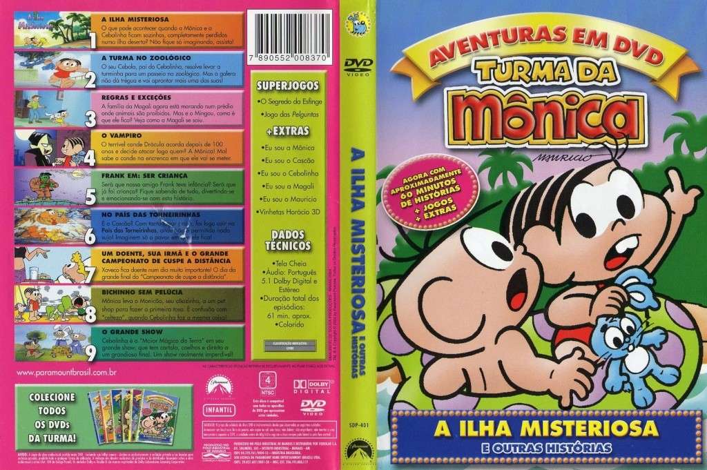 Turma da Mônica  A Ilha Misteriosa Turma_11