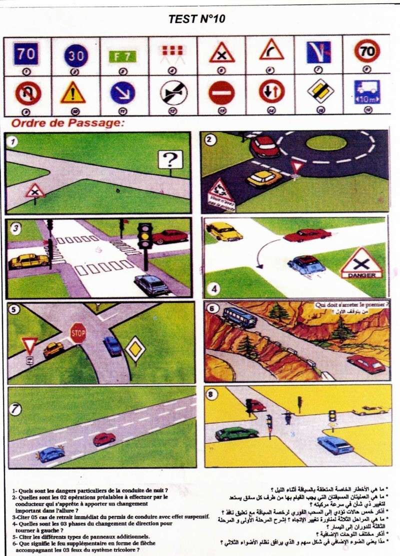 كتاب امتحــان قانون المرور بالصور... 001010
