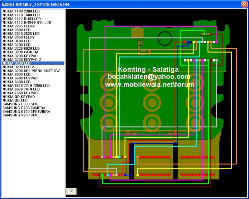 Nokia 3230 Display jeck ways 32302013