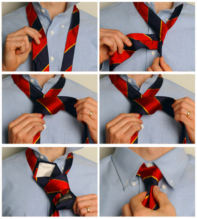 Завязывания галстука: наглядные способы (фото и видео). G110