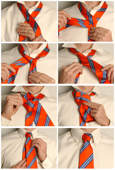 Завязывания галстука: наглядные способы (фото и видео). G411