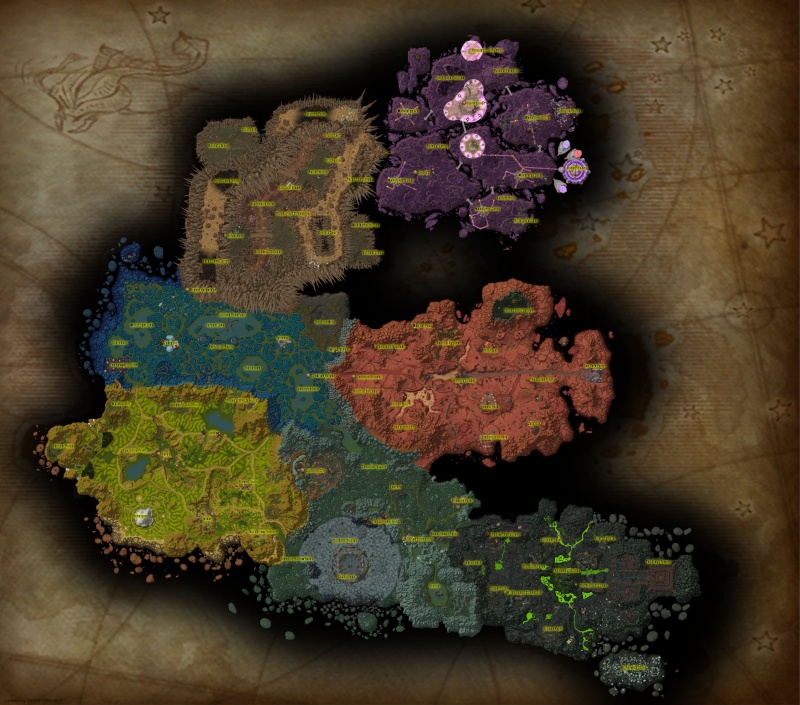 Los mapas del World of Warcraft Outlan10
